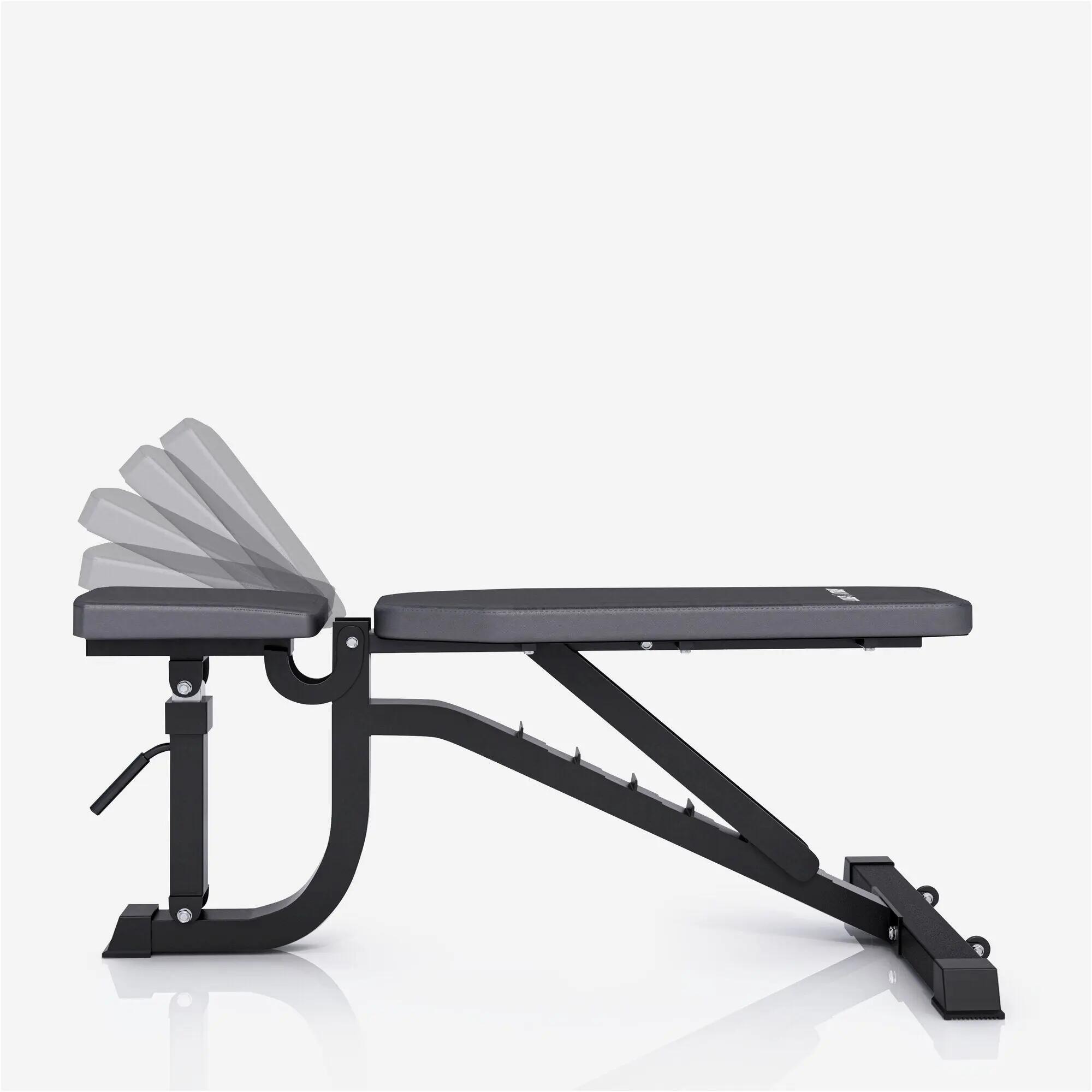 Gorilla Sports Mehrpositions-Hantelbank klappbar aus Stahl 11/13