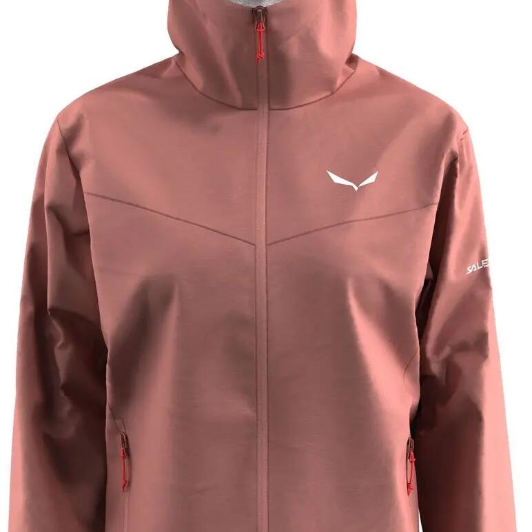 Women's Salewa Puez 2.5L Powertex Waterproof Jacket Pink