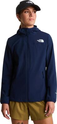 The north face nimble 2.0 hoodie softshell jas blauw dames