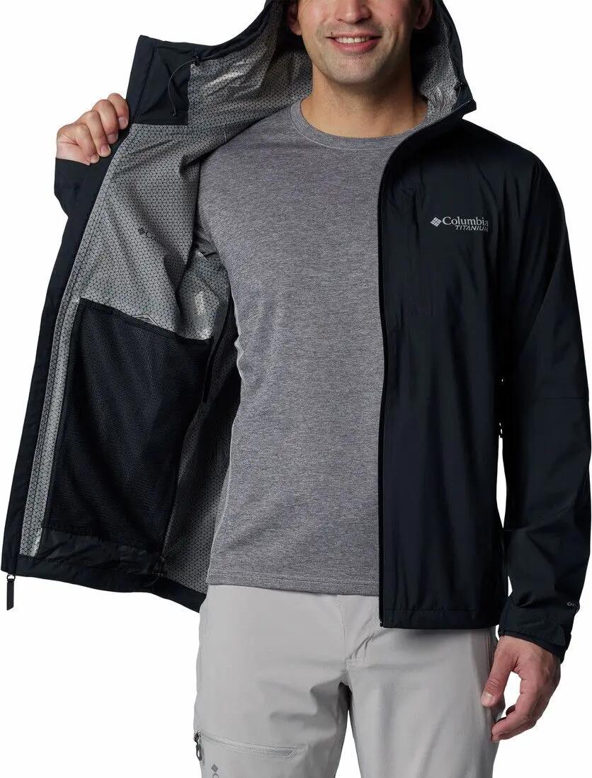 Columbia Ampli-Dry II Giacca Impermeabile Nero 5/7