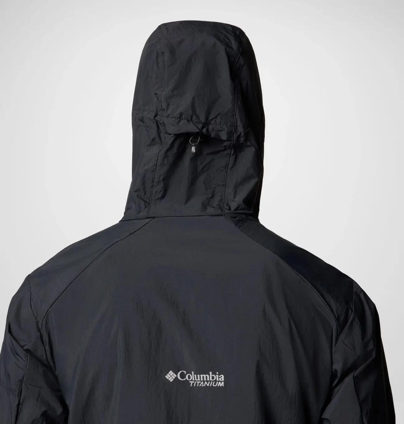 Veste Coupe Vent Columbia Loop Trail II Noir Homme 5/7