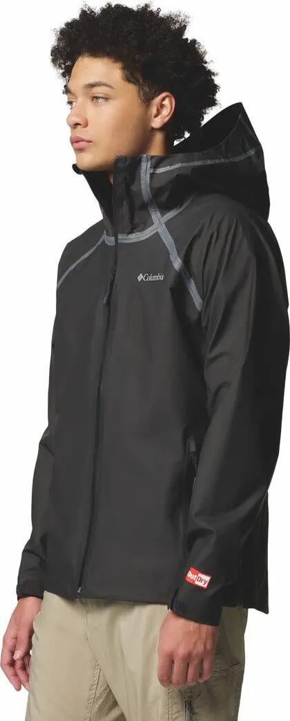 Columbia Reign No Shine Herren Wasserdichte Jacke Schwarz 4/7