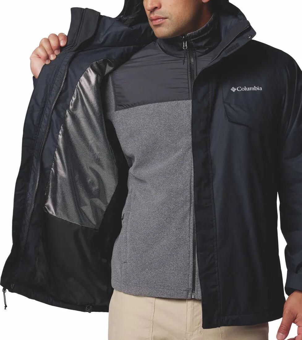Chaqueta Impermeable Columbia Bugaboo III 3 en 1 Negra 4/7