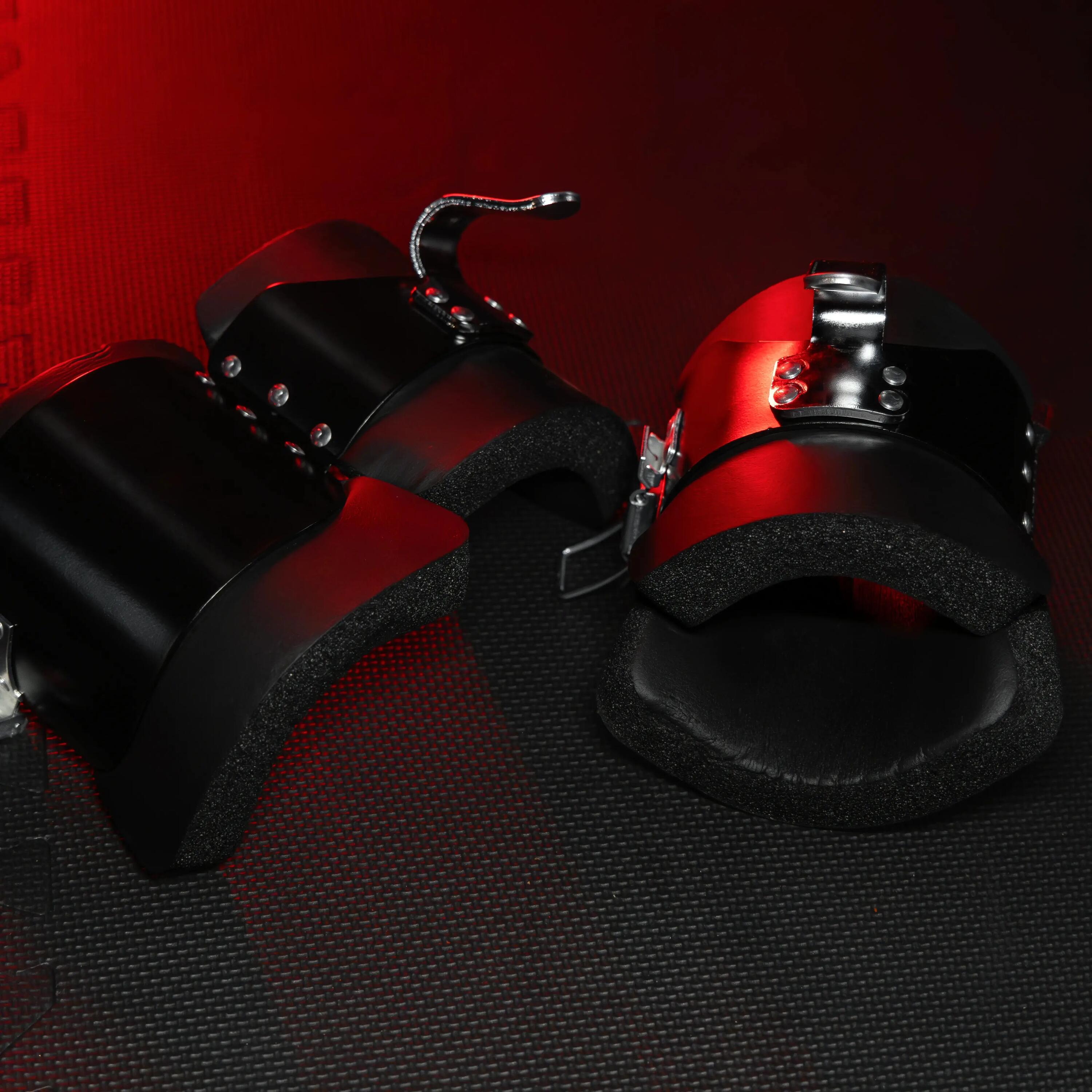 Bottes d'inversion Gorilla Sports noir — rembourrage mousse 6/14