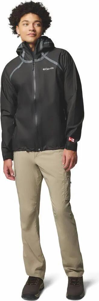 Columbia Reign No Shine Herren Wasserdichte Jacke Schwarz 3/7