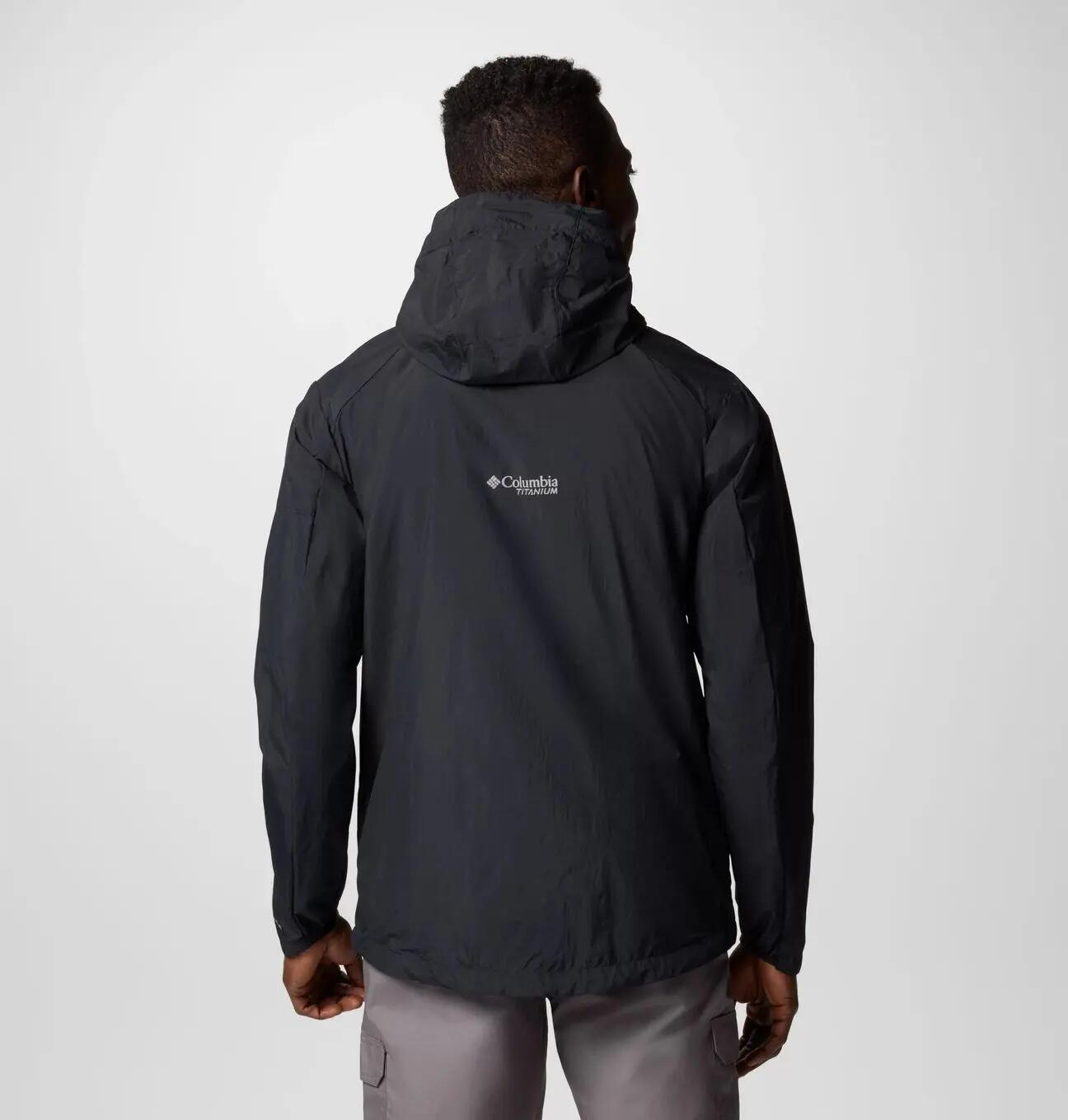Veste Coupe Vent Columbia Loop Trail II Noir Homme 2/7