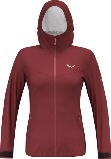 Veste Imperméable Femme Salewa Puez Aqua Rouge Bordeaux