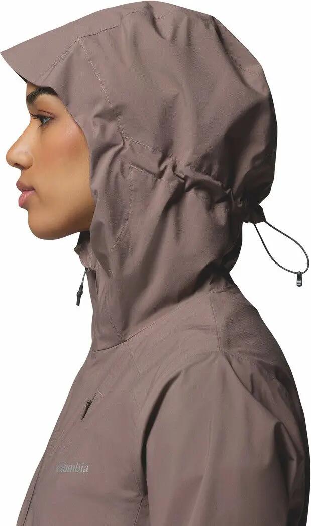 Giacca impermeabile Columbia Trailborne 2.5L grigia da donna 6/7