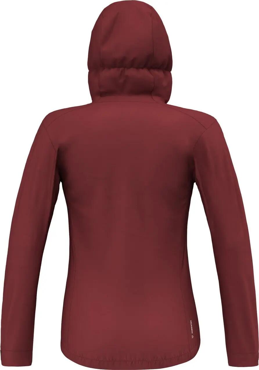 Wasserdichte Damenjacke Salewa Puez Aqua Rot Bordeaux 2/7