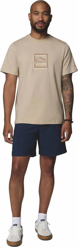 Columbia T-Shirt aus Bio-Baumwolle mit Aufdruck, beige, für Herren 5/5
