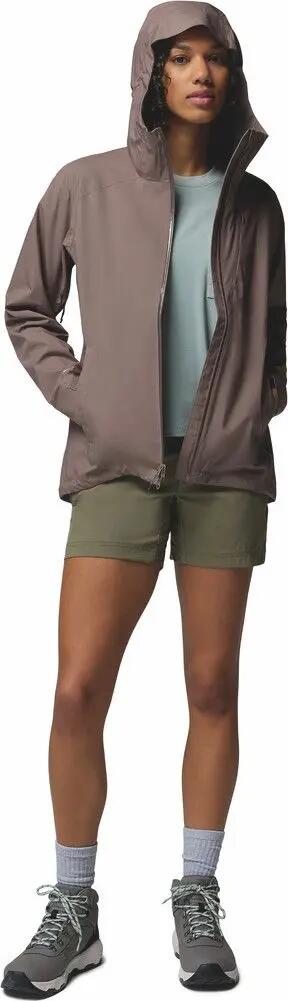 Giacca impermeabile Columbia Trailborne 2.5L grigia da donna 3/7