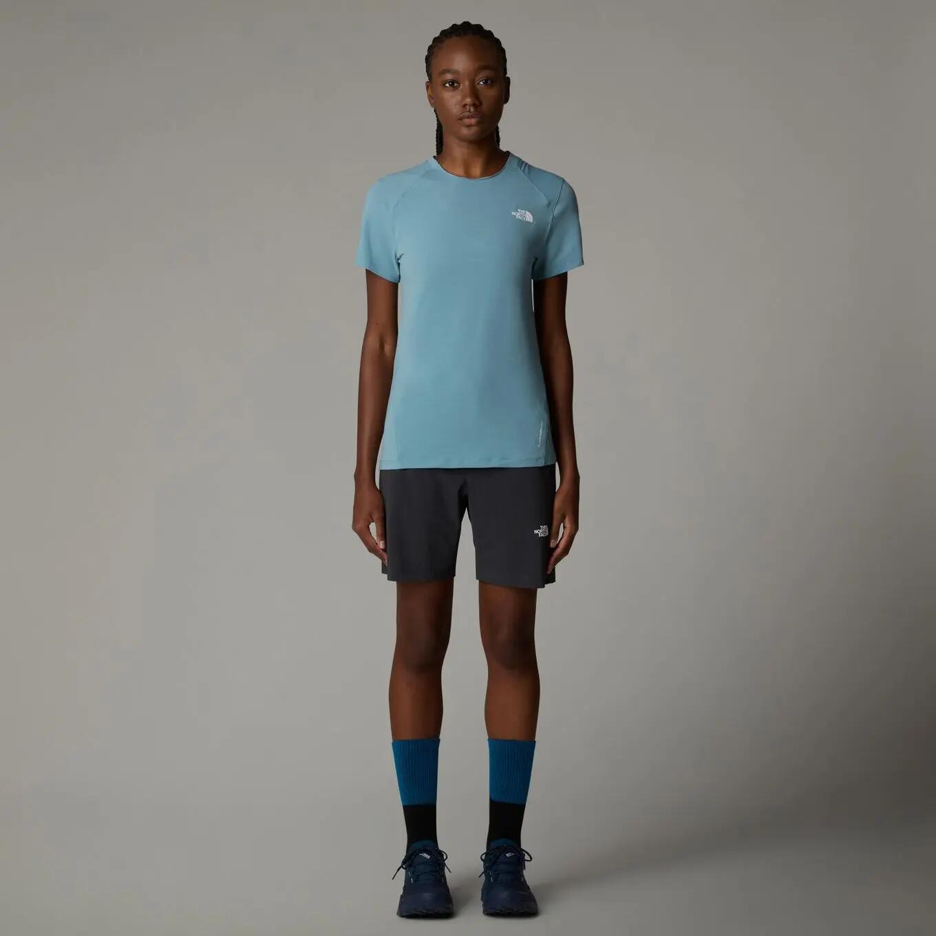 T-Shirt Technique Femme The North Face Lightning Alpine Bleu 2/5