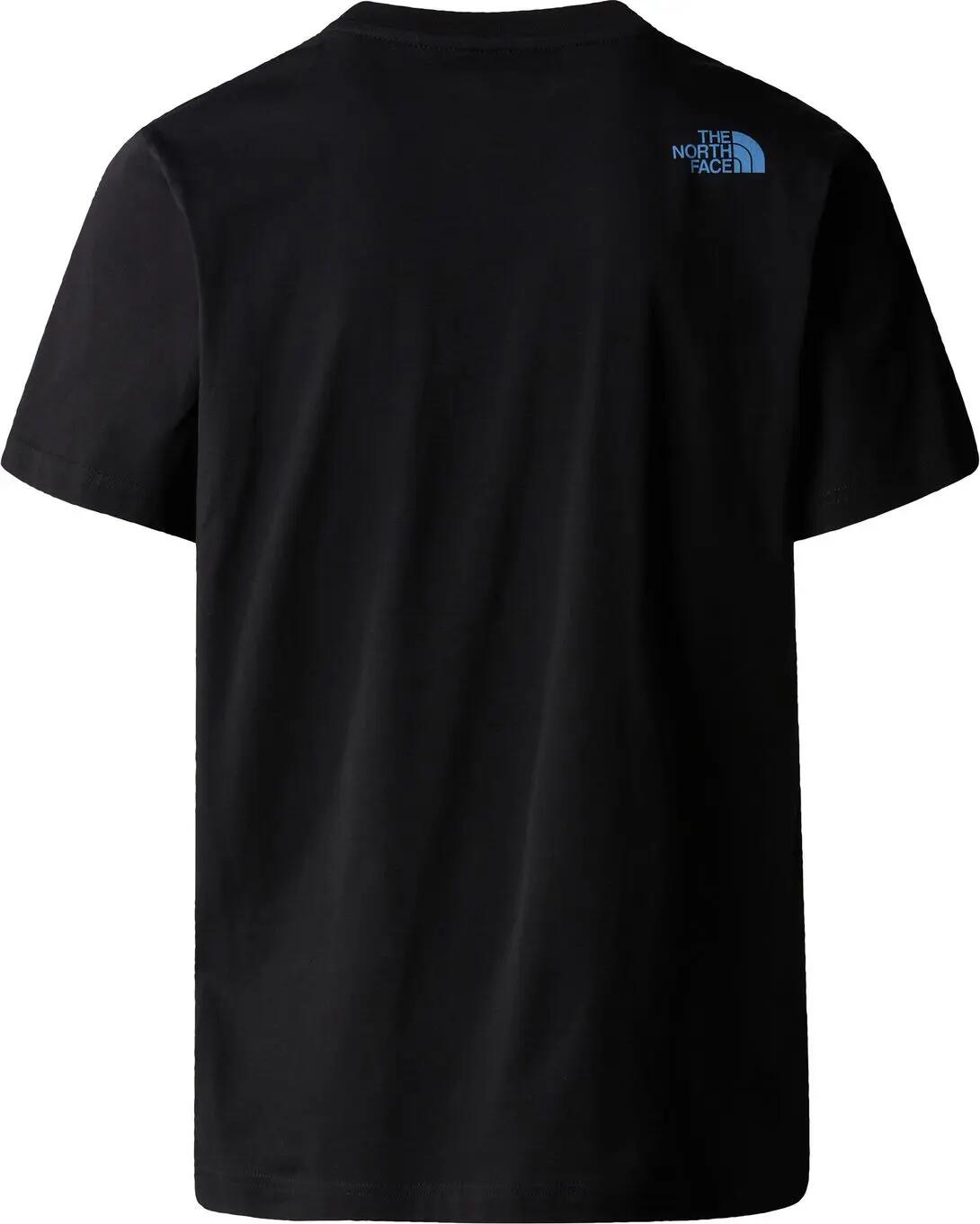 The North Face Mountain Line T-Shirt Korte Mouw Man Zwart 5/5