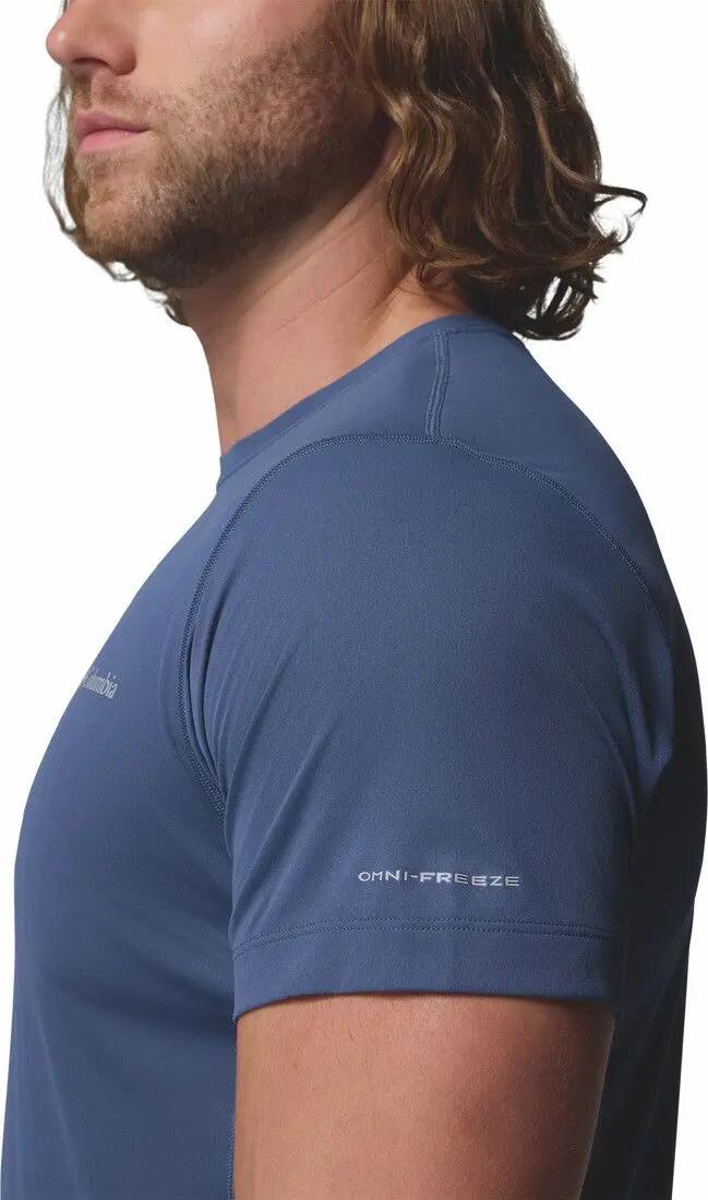 Camiseta técnica Columbia Zero Rules azul claro para hombre 6/7