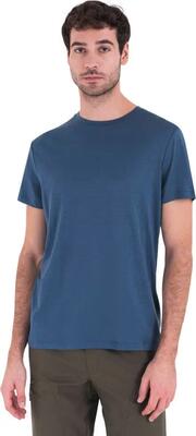 Heren icebreaker merino 150 tech lite blue technisch t-shirt