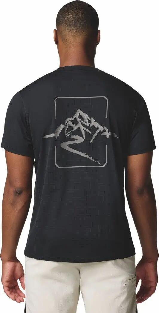 Columbia Graphic Cirque River Pro Technical T-Shirt Nero Uomo 2/7