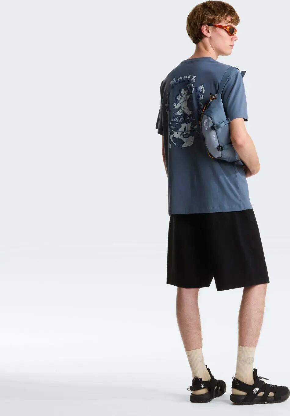 Maglietta The North Face Retro Earth Grigio Uomo 4/6