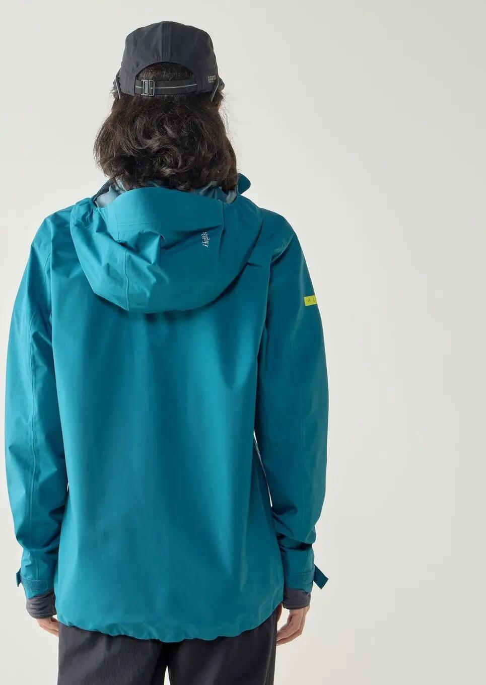 Veste imperméable à capuche Haglöfs L.I.M Airak 2.5L Bleu Femme 2/7
