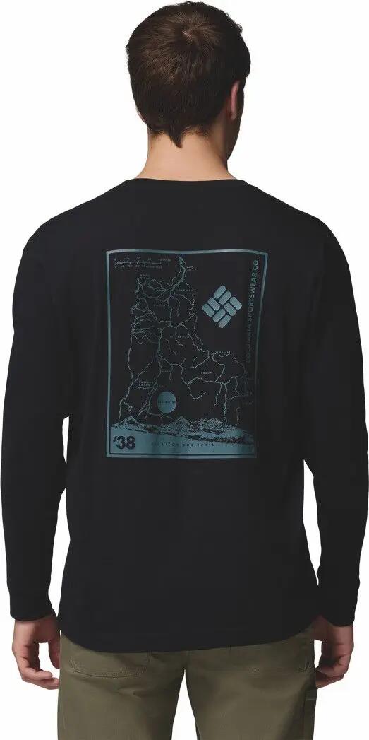 Camiseta de manga larga Columbia Black Butte Negra 2/6
