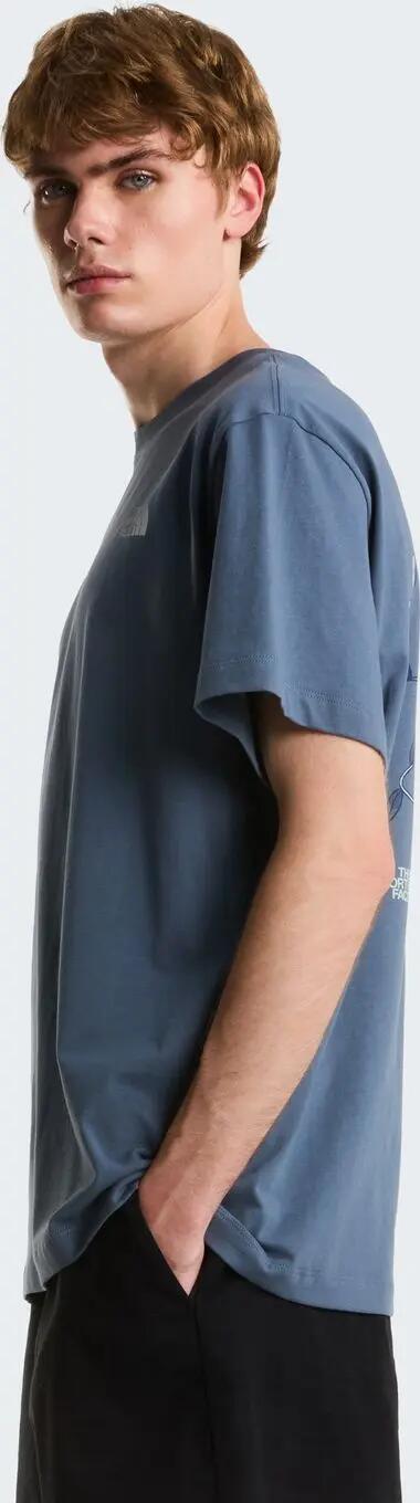 Maglietta The North Face Retro Earth Grigio Uomo 3/6