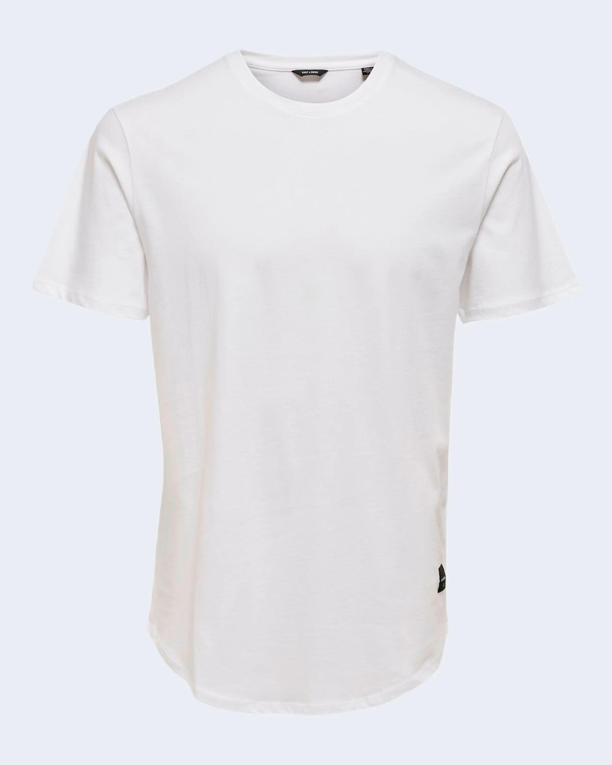 MEN'S Crop Top MATT LONGY SS TEE NOOS WEISS 4/5