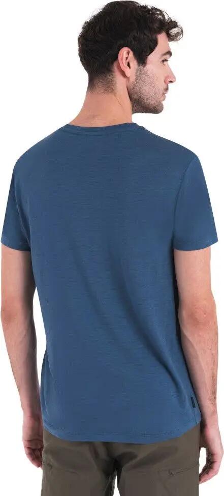 T-shirt Technique Homme Icebreaker Merino 150 Tech Lite Bleu 2/5