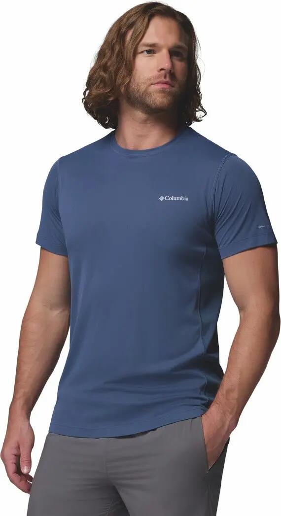 Camiseta técnica Columbia Zero Rules azul claro para hombre 3/7
