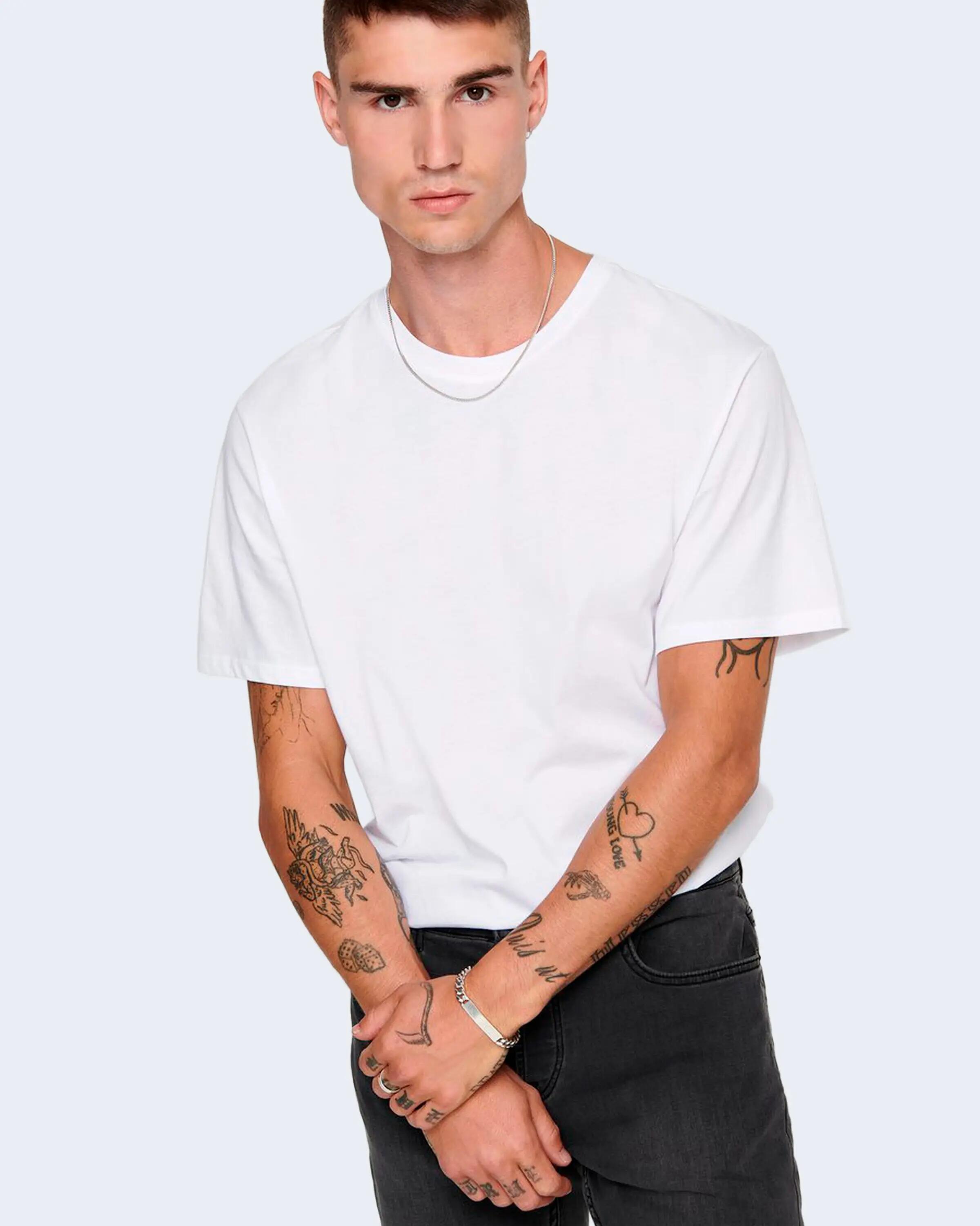 MEN'S Crop Top MATT LONGY SS TEE NOOS WEISS 2/5