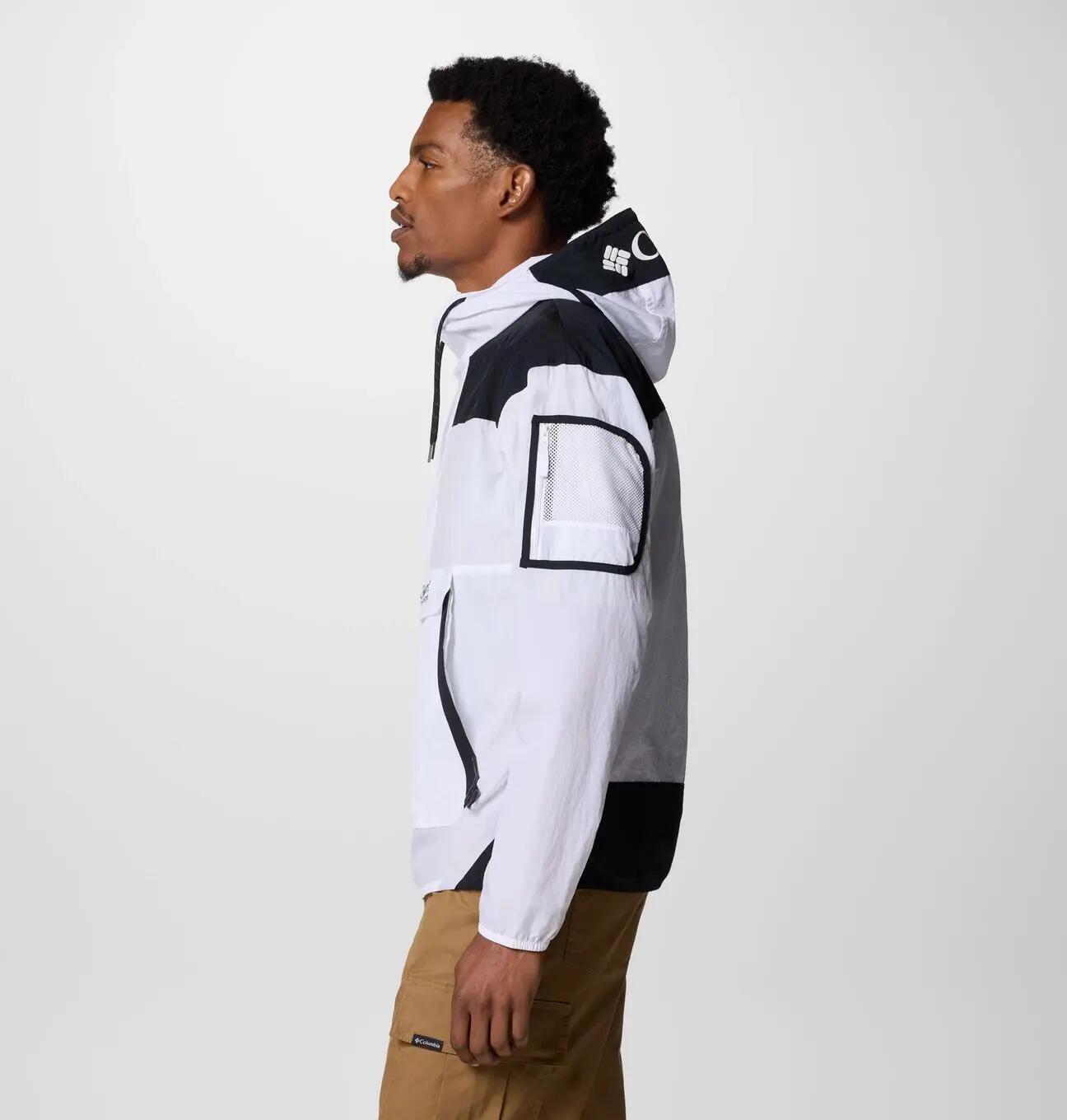 Chaqueta Cortaviento Columbia Challenger Blanco para Hombre 3/5
