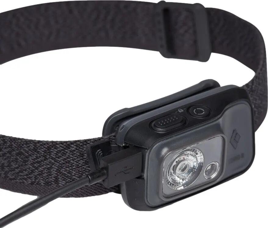 Lampe frontale Black Diamond Cosmo 350-R Graphite Gris foncé 5/8