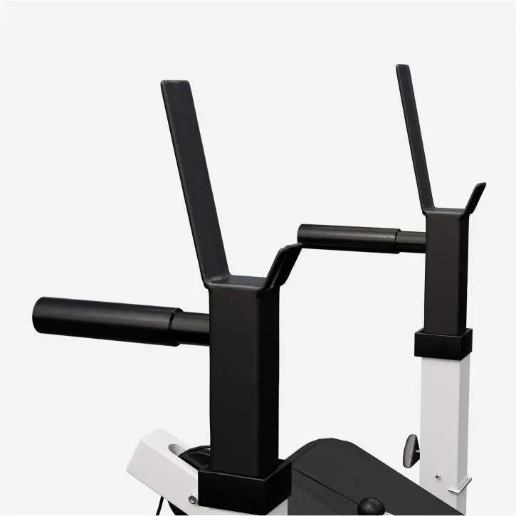 Universele Halterbank + 100 kg Halterset - Kunststof - Halterstang met 9/15