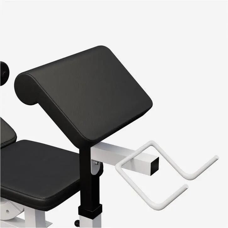 Universele Halterbank + 100 kg Halterset - Kunststof - Halterstang met 8/15
