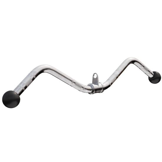 BARRE DE TRACTION CURL AVEC ÉLÉMENT D'ATTACHE | ACCESSOIRE MUSCULATION