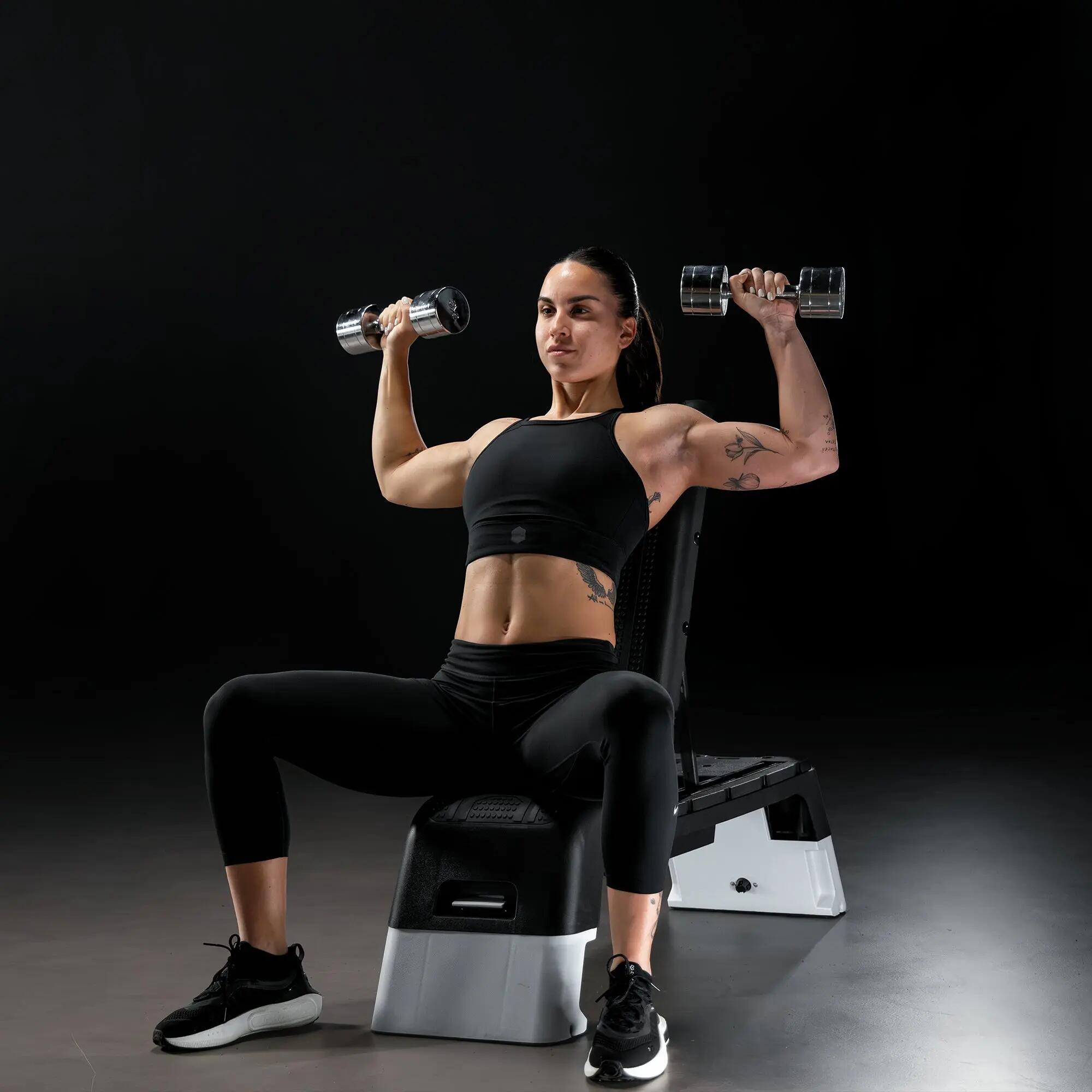 Wielofunkcyjny stepper z funkcją ławki Gorilla Sports 10/13
