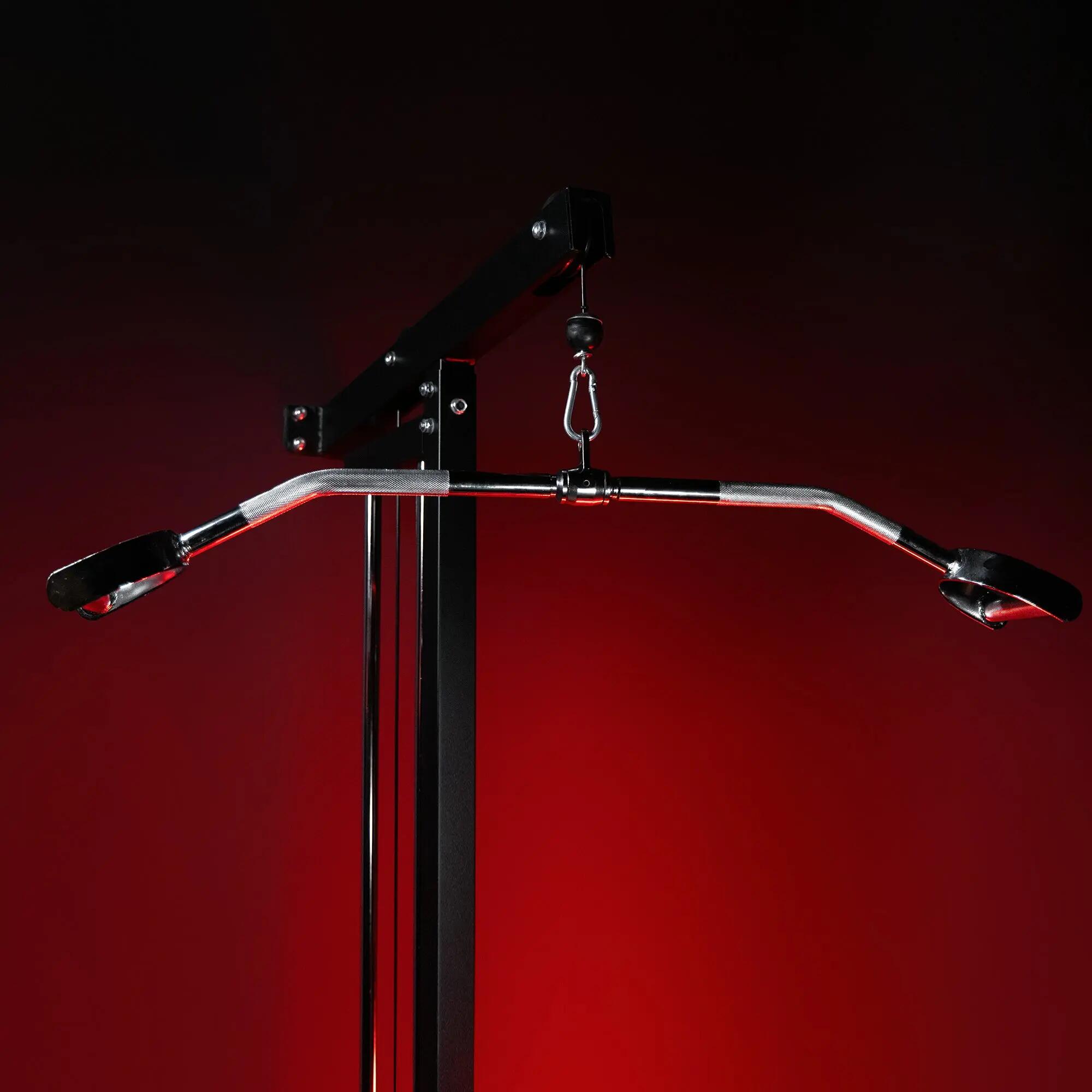 Gebogen Lattrekstang - Fitness greep - Hoefgreep - Pulldown bar 6/12