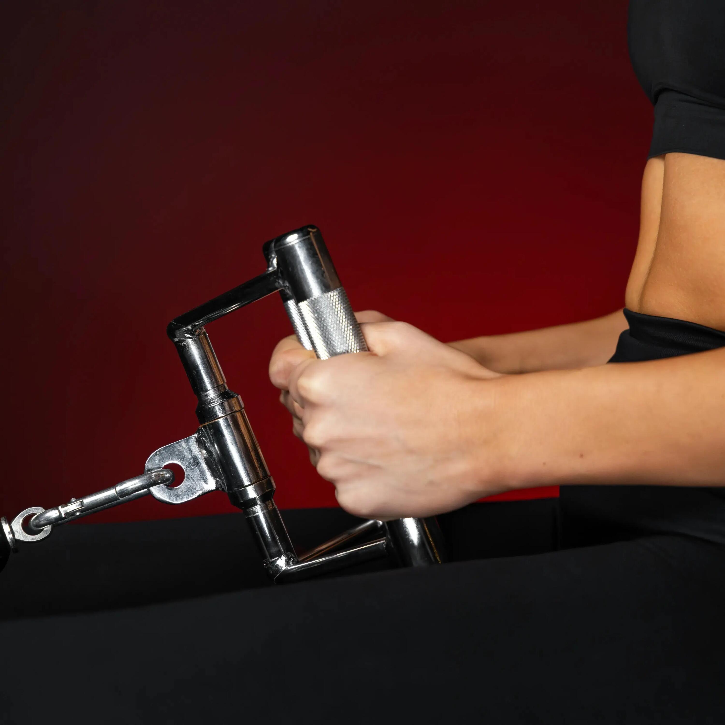 TRIÂNGULO DE TRACÇÃO COM ELEMENTO DE FIXAÇÃO | ACESSÓRIO DE MUSCULAÇÃO 2/8