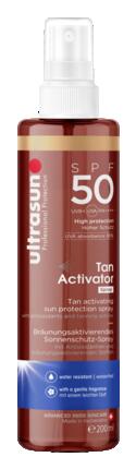 Crème solaire - Tan Activator Spray SPF50 (200 ml / SPF50)