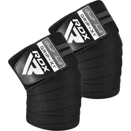 Gym Knee Wrap K11 Noir/Gris