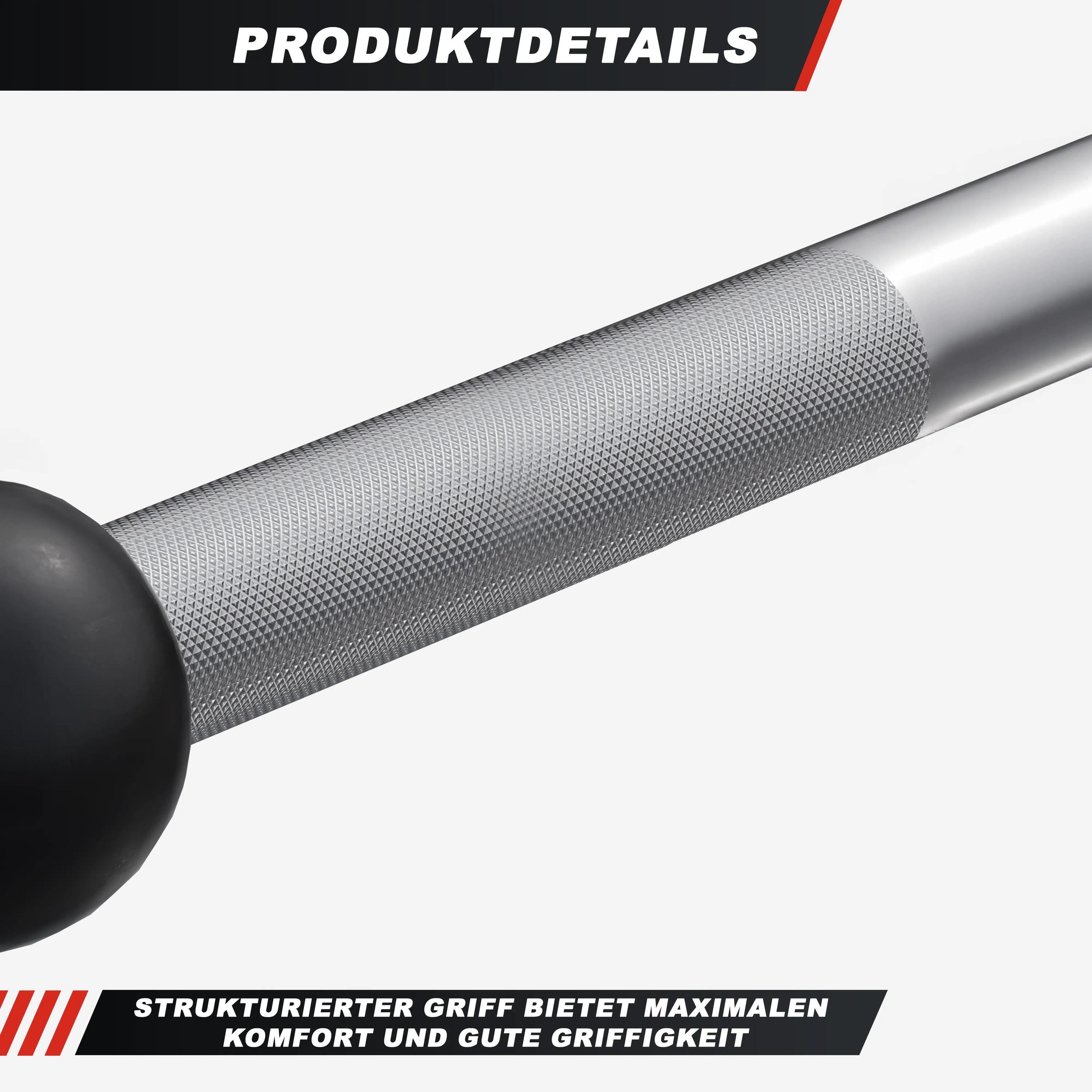 Uchwyt do atlasu obrotowy prosty biceps 54 cm 4/10