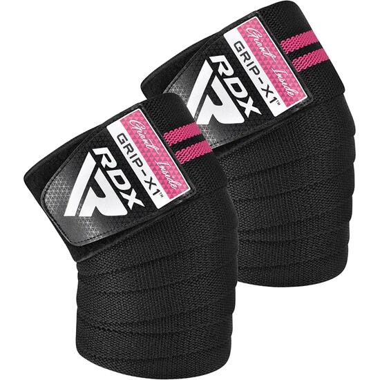 Gym Knee Wrap K11 Noir/Rose
