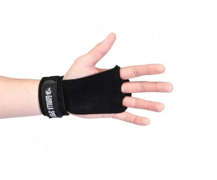 Maniques Gorilla Sports PU protection paumes noir 6/10