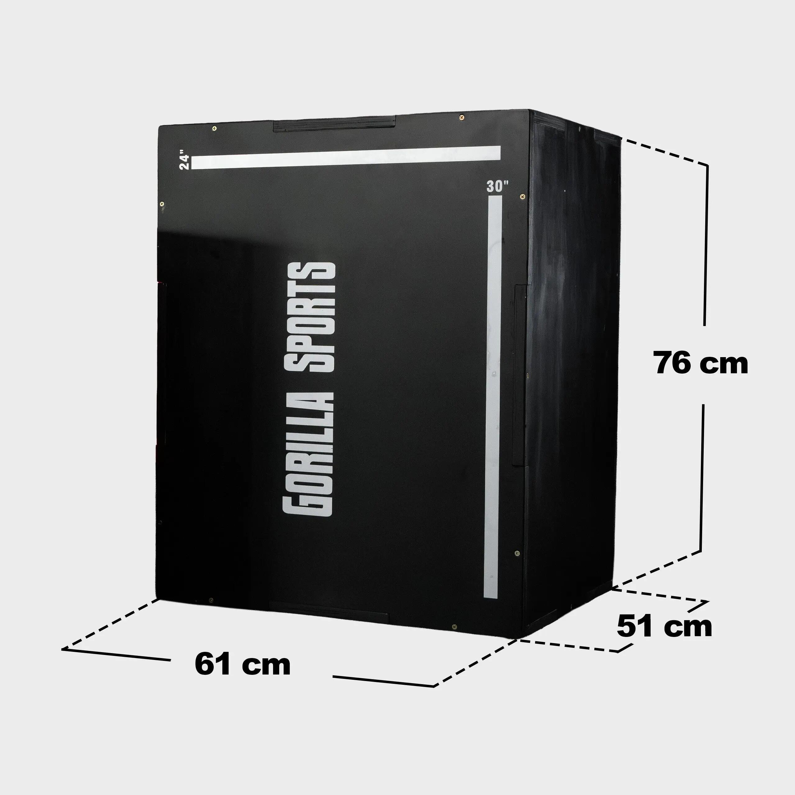 Plyobox Gorilla Sports Negro Dimensiones: 76 x 51 x 60,5 cm (LxAxH) 4/7