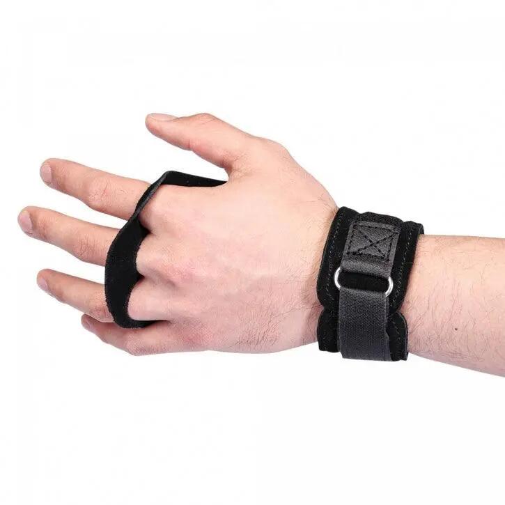 Maniques Gorilla Sports PU protection paumes noir 7/10