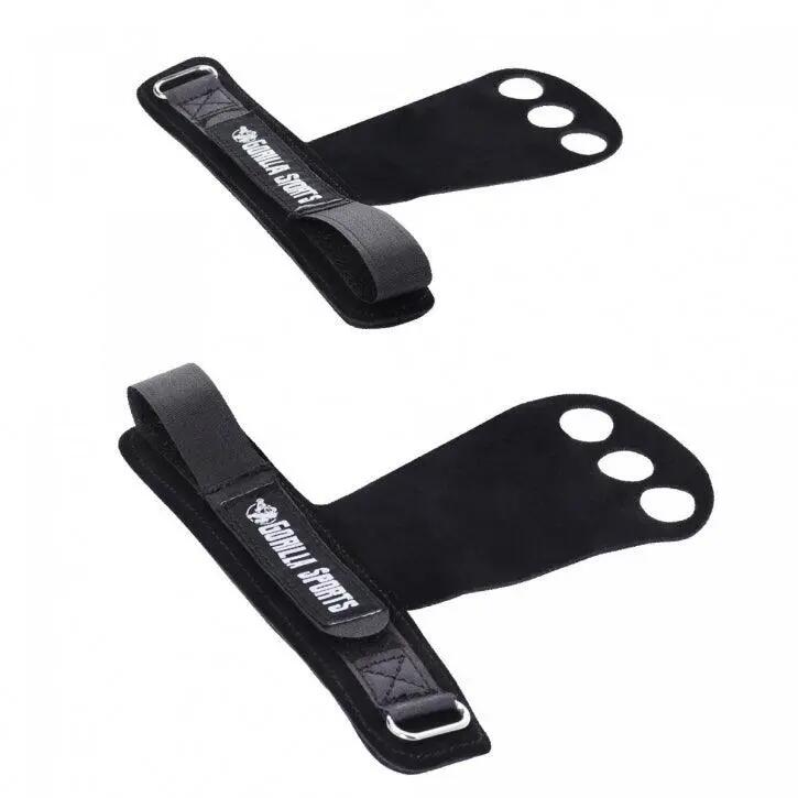 Maniques Gorilla Sports PU protection paumes noir 5/10