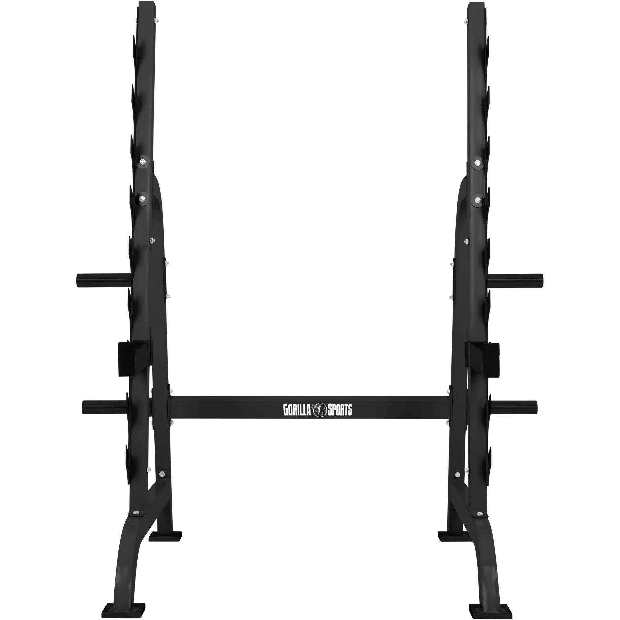 Squat Rack - Bankdruksteunen - 9 hoogtes - Belastbaar tot 300 kg 9/11