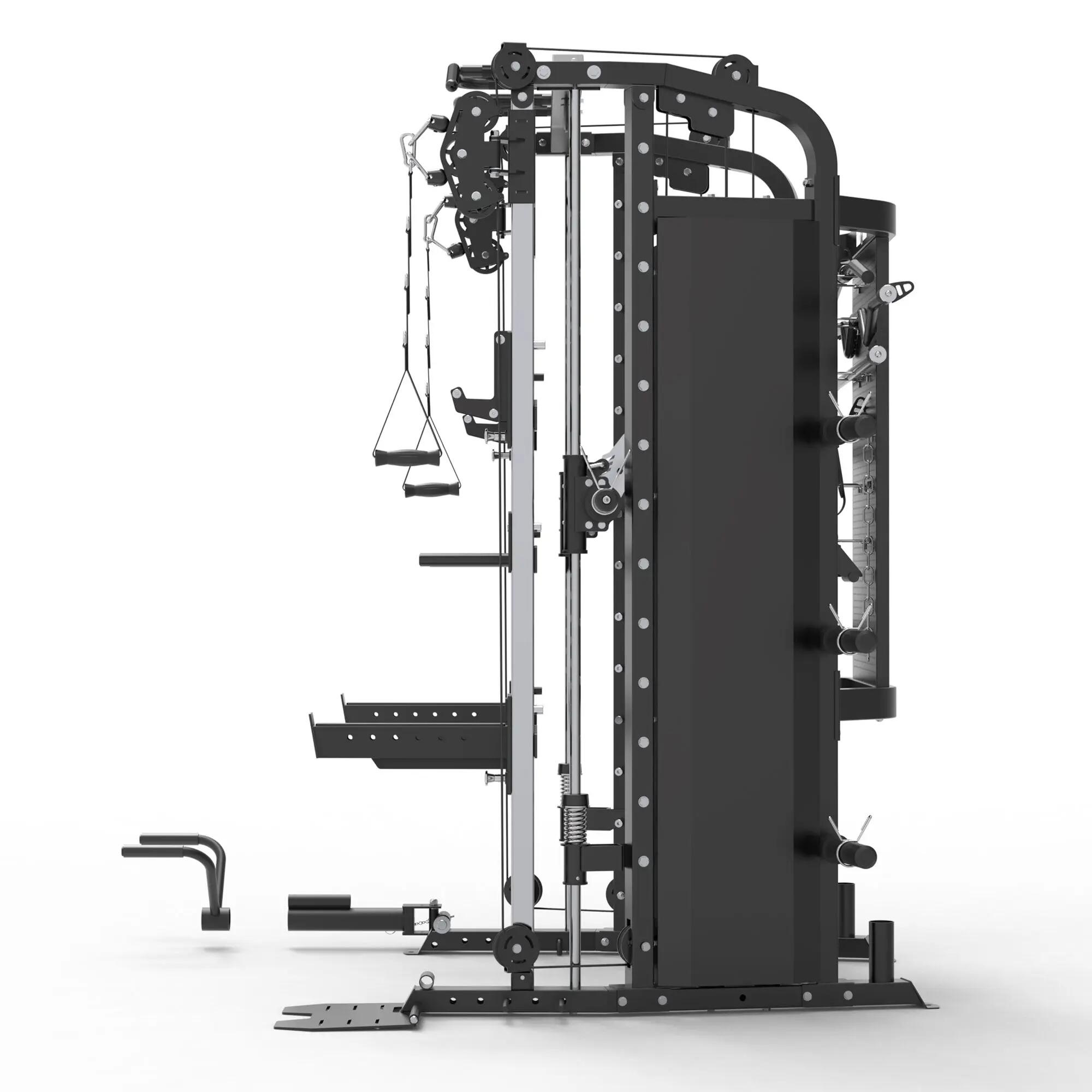 Smith Machine X5 cu greutati si accesorii incluse, negru 3/4