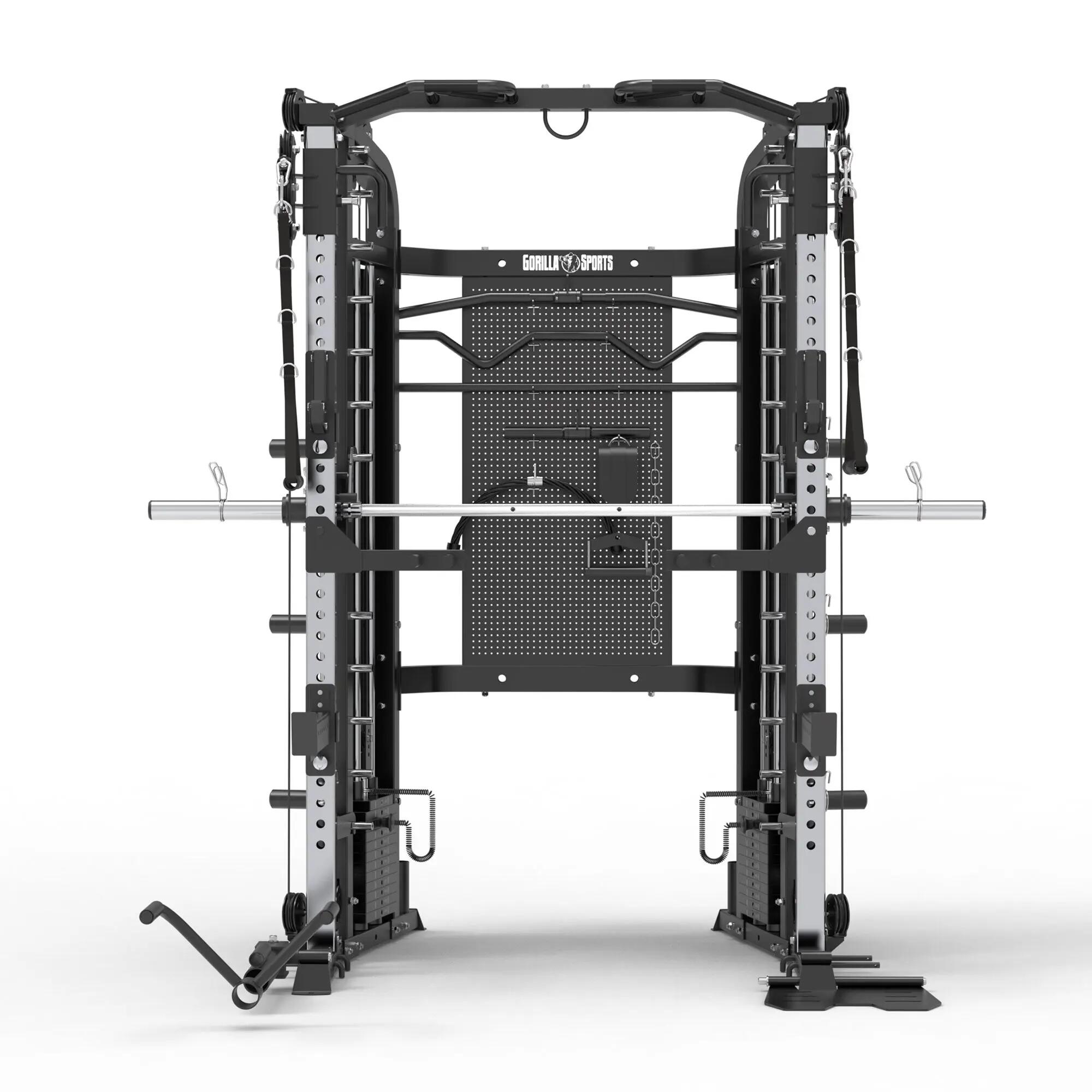 Smith Machine X5 cu greutati si accesorii incluse, negru 2/4