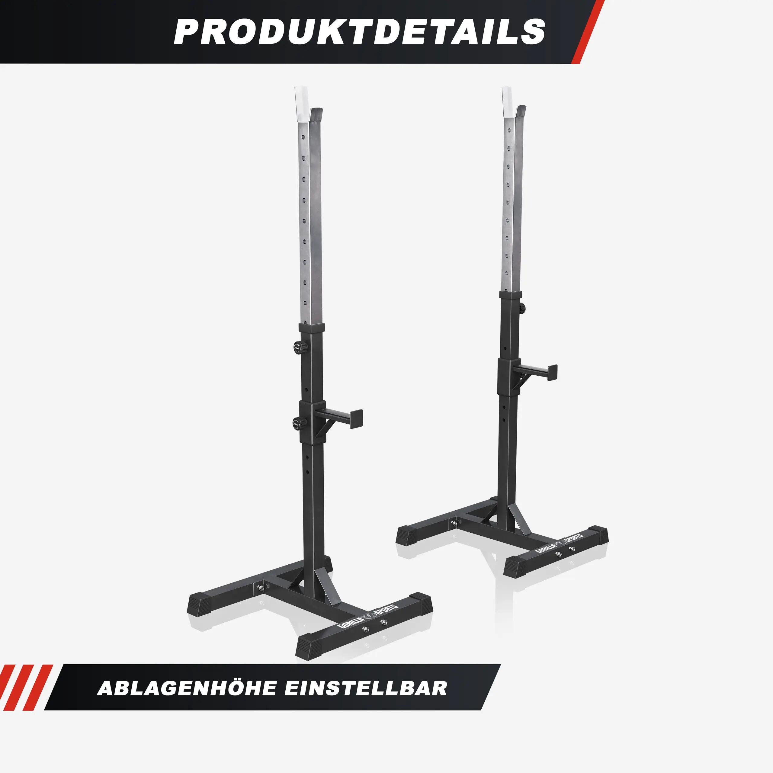 Squat Rack – Verstellbar Langhantelständer, Langhantelablage, Max. 500 kg 2/15