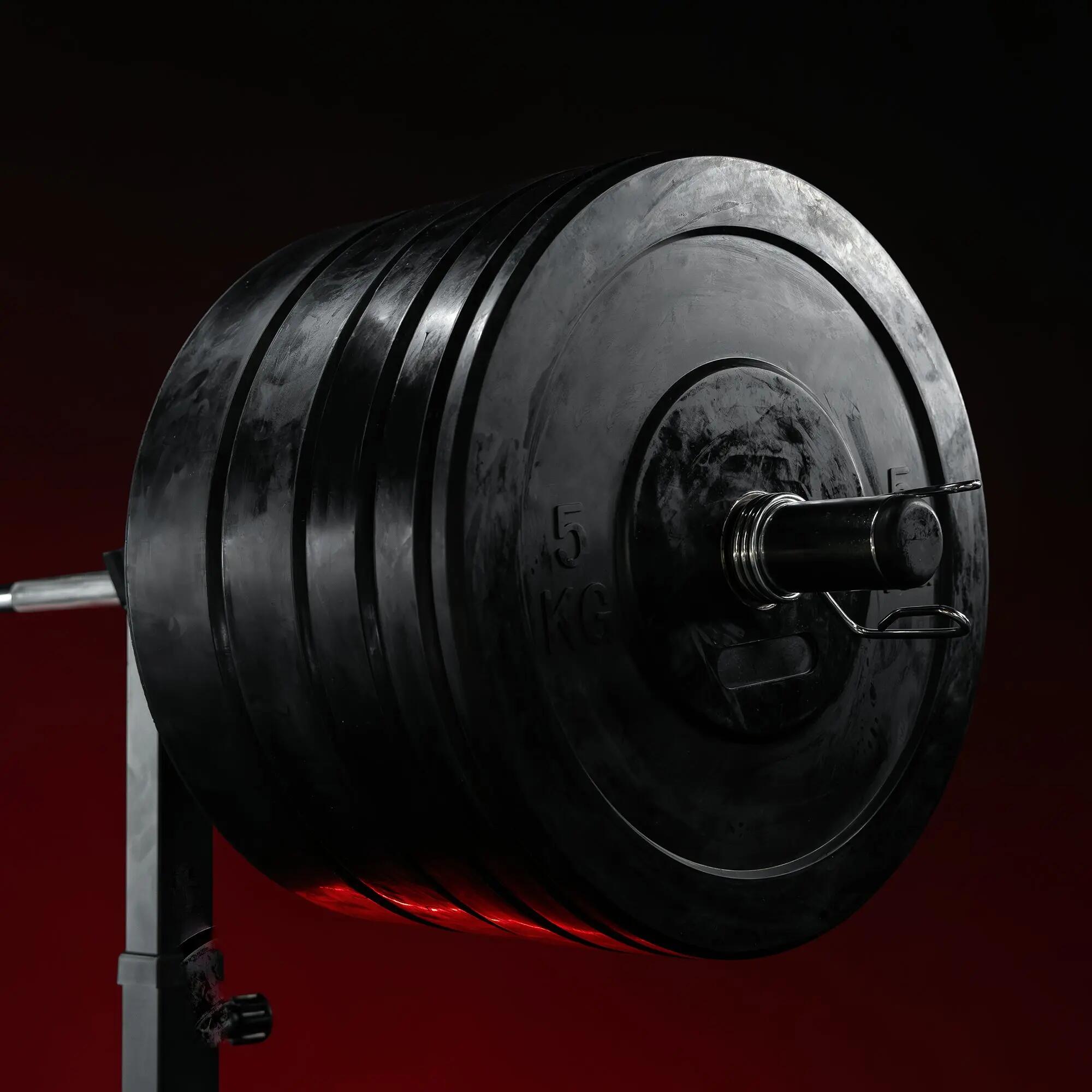 Pack haltérophile avec haltère olympique et rack à squats - 170 KG 4/10