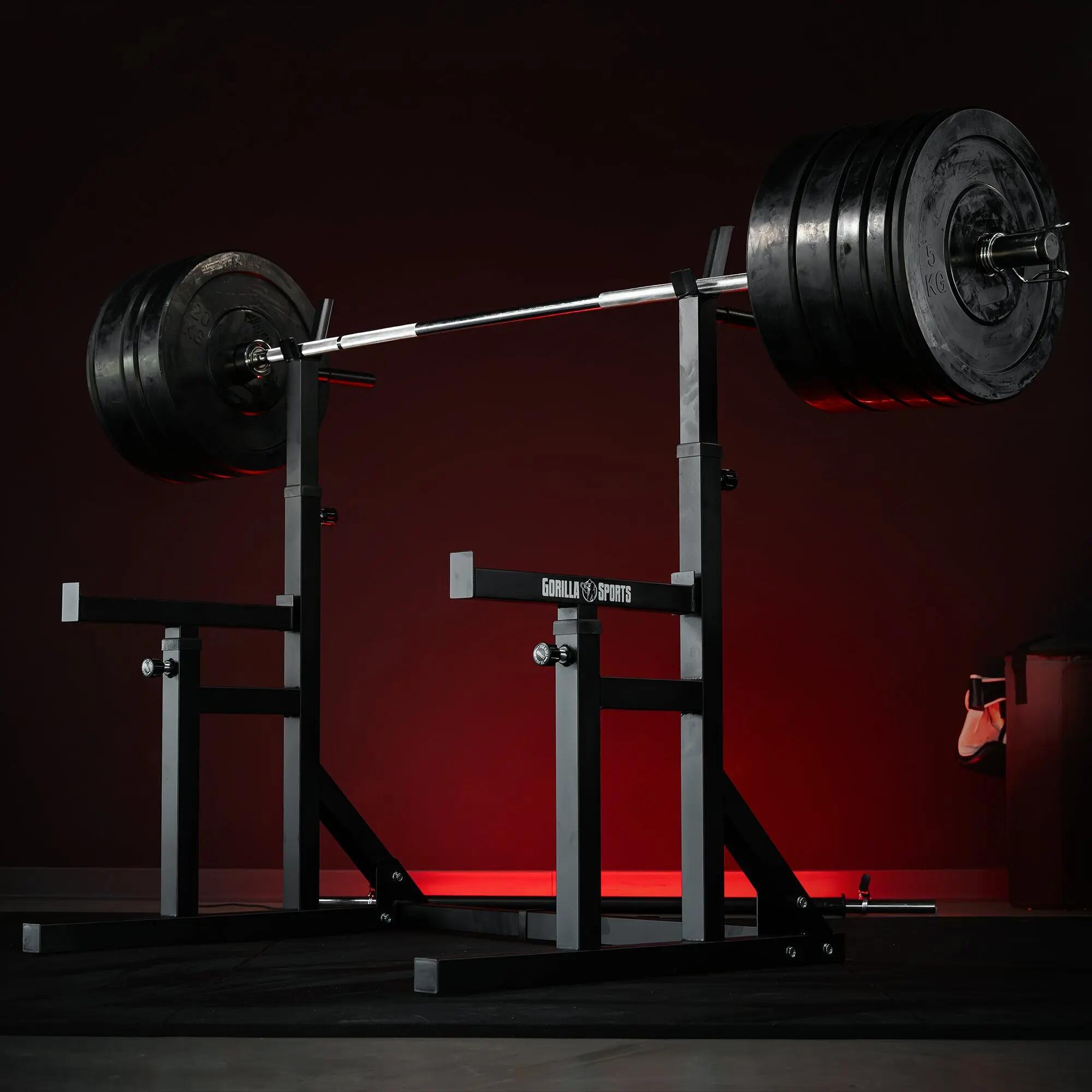 Pack haltérophile avec haltère olympique et rack à squats - 170 KG 3/10